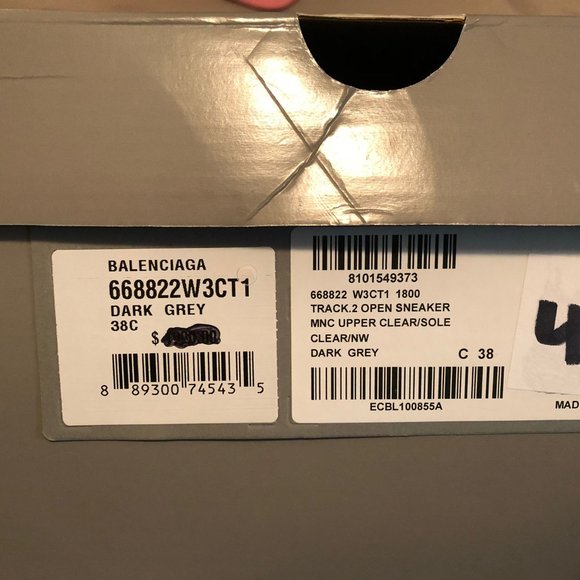 BALENCIAGA TRACK 2 SNEAKER WOMEN SZ 38C - Picture 3 of 8